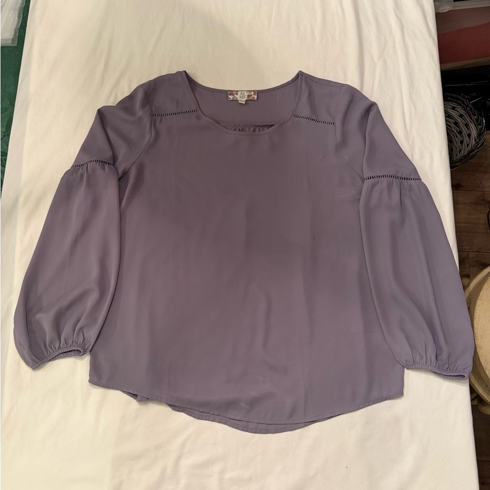 Pink‎ Rose Lavender Blouse